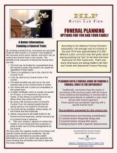 Funeral Pre-Planning